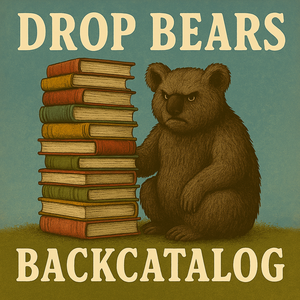 Drop bears backcatalog podcast artwork